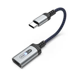 THE WAY New Computer Adapter Typec to Apple Lightning Headset Suitable for Ipad Converter Supports Calls - In Blue