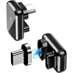 THE WAY USB4 Full-Function Type-C Magnetic Adapter 90-Degree Elbow Thunderbolt 40GB/8K Transfer Computer Converter - Lt02 (Main Unit + Magnetic