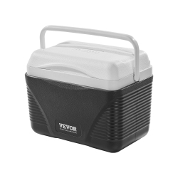VEVOR 8.5 Qt Portable Cooler, Hard Cooler \w Ice Retention And Heavy-Duty Handles, Lightweight Rigid Material Insulated Portable Cooler, for Family