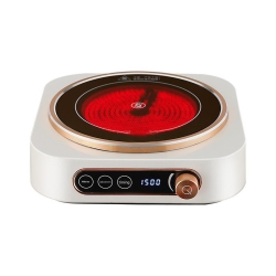 CHSSHA00 Small Ceramic Stove, 1500W Power/3-Hour Timer/no Stove Option, Suitable for Making Tea And Boiling Water, 110V