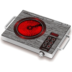 CHSSHA00 Portable Electric Stove, 2200W Electric Ceramic Stove, 9-Level Power Adjustment, Waterproof And Stain-Resistant, Suitable for Stainless