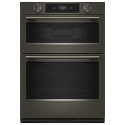 KitchenAid 30" 5 Cu. Ft. Combination True Convection Electric Wall Oven (KOEC730SPS) - PrintShield Stainless