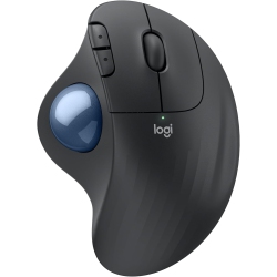 LOGITECH Ergo M575S Wireless Trackball Mouse, Wireless Ergonomic Mouse \w Tooth And Encrypted Dongle, Comfortable Thumb Control, PC/mac - Black +