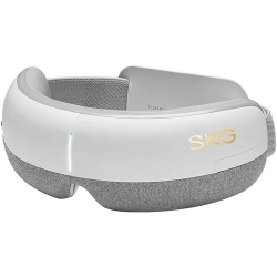 SKG E3 Eye Massager With Heat Air Pressure Vibration & Grey In White