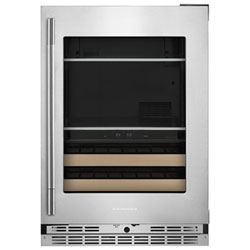 Kitchenaid 4.89 Cu. Ft. Freestanding Bar Fridge (KUBR524SPS) - PrintShield Stainless Finish