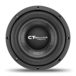 CT SOUNDS Tropo-8 8" 400W Rms Car Subwoofer - Dual 4 Ohm