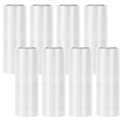 IMGADGETS Clear Packaging Tape 48 Rolls | 48Mmx100M Heavy-Duty Roll | Strong Adhesive \w Propanoic Acid Glue | 45 Micron, Ideal for Sealing Boxes