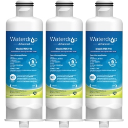 WATERDROP Wds-F45 Nsf 53 & 42 Certified Compatible With Samsung Haf-Qin/exp, Haf-Qin, Da97-17376B, Da97-08006C, Refrigerator Water Filter, Pack Of 3