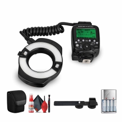 CANON Mr-14Ex Ii Macro Ring Lite Flash– Led Modeling Light, Wireless Flash Control + More
