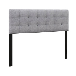 SLICKBLUE Linen Upholstered Headboard With Sturdy Rubber Wood Legs