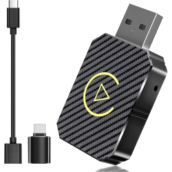 JNGKE Wireless Carplay Adapter for Apple Iphone, No Lag for Convert Wired to Wireless Carplay Adapter From Ios10+