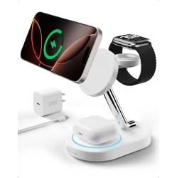GENERIC Caxdon Fast Charging Station for Apple, 3 In 1 Magnetic Charger Stand for Iphone 16E 16 15 14 13 12, Wireless Charging Station for Apple Watch