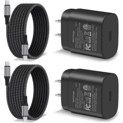 GENERIC 25W USB C Super Fast Charger Type C for Samsung Galaxy S25/s24/s23/s23+/ultra, S22/s21/s20/fe, S10/s9/s8, Note 20/10, Z Fold 6/5/4, Android