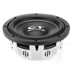 CT SOUNDS Hydro-10 10" 500W Rms Shallow Mount Subwoofer - Dual 2 Ohm