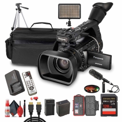 PANASONIC Ag-Ac160 Avccam HD Camcorder– Dual Sd Card Slots, 1080P/60P Recording + More