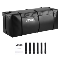 VEVOR 59.84 X 24.02 X 24.41 In Hitch Cargo Carrier Bag, Waterproof 840D Pvc, 20 Cubic Feet, Heavy Duty Cargo Bag for Truck Bed Storage \w 6