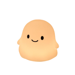 CHSSHA00 Halloween Ghost Cute Night Light Halloween Decoration Indoor Children Halloween Gift Soft Silicone Dimmable Rechargeable 30 Minutes Timer