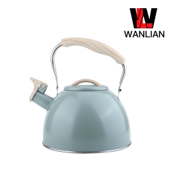THE WAY Suitable for Induction, Gas, And Ceramic Stoves. 3L Large Capacity Whistling Kettle for Coffee Or Milk Brewing. Green