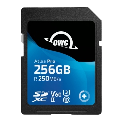 OWC 256GB Atlas Pro Sdxc V60 Uhs-Ii Memory Card