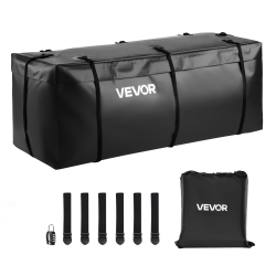 VEVOR 57.48 X 19.49 X 23.82 In Hitch Cargo Carrier Bag, Waterproof 840D Pvc, 16 Cubic Feet, Heavy Duty Cargo Bag for Truck Bed Storage \w Reinforced