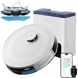 LEFANT M2L Plus Lidar Navigation Robot Vacuum And Mop, 5500Pa Suction, Multi-Floor Mapping, Self-Emptying And Filling, for Floors Pet Hair