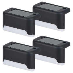 GREEN SCENIC Solar Step Light, Waterproof, Light-Controlled, Automatic Lighting, Suitable for Home Perimeter Wall Lights, Fence Lights, Waterproof