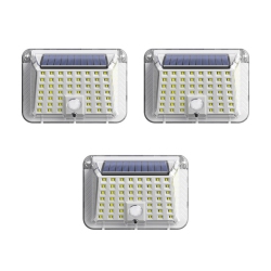 GREEN SCENIC Solar Lights, Garden Lights, Motion Sensor Street Lights, Waterproof Home Lighting, Led Three-Sided Solar Wall Lights - Light