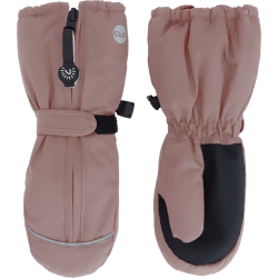 CALIKIDS Front-Zipper Waterproof Winter Mittens - Rose (Md, 4-6 Years) In Multicolor