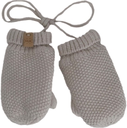 CALIKIDS Cashmere-Feel Knit Winter Mittens - Moon Beam (Xs, 0-9 Months) In Multicolor