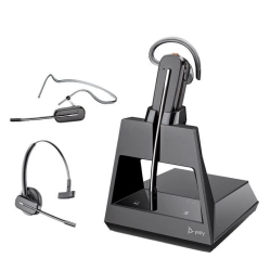 PLANTRONICS Poly - Voyager 4245 Office - Bluetooth Convertible Headset With 3 Wearing Styles - Connect to PC/mac, Mobile & Desk Phone