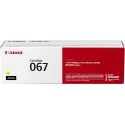 CANON 067 (5099C001) Original Standard Yield Laser Toner Cartridge - Yellow