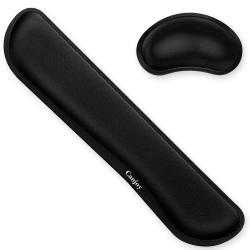 HLD Keyboard Wrist Rest, Wrist Rest Pad And Mouse Wrist Rest Kit, Soft Fabric Memory Foam Gaming Wrist Rest Cushion Support Pad, Easy Typing Pain