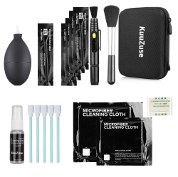 HLD Professional Dslr Camera Cleaning Kit \w Aps-C Cleaning Swabs, Microfiber Cloths, Camera Cleaning Pen, for Camera Lens, Optical Lens And Digital