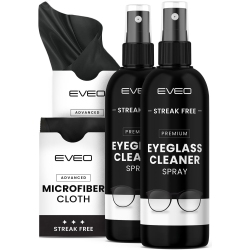 HLD Eyeglass Cleaner Spray - Glasses Cleaner With Lens Cleaner for Eyeglasses | Eye Glass Cleaner, Glasses Cleaning Kit