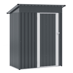 SLICKBLUE Weather-Resistant Outdoor Storage Shed With Lockable Entry
