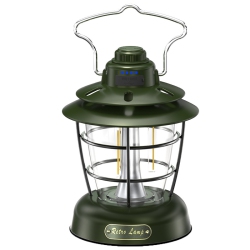 THE WAY New Outdoor Camping Lantern, Led Retro Lantern, Portable Tent Light, USB Portable Lighting, Outdoor Camping Lantern, Foldable Hanging Camping