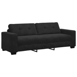 VIDAXL 3-Seater Sofa 180 Cm Velvet In Black