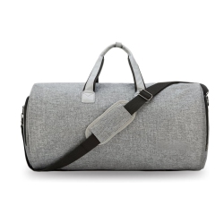 MEIDALE Convertible Garment Bag With Shoulder Strap| Carry On Garment Duffel Bag for Men, Women - 2 In 1 Hanging Suitcase Suit Travel Bags - In Grey