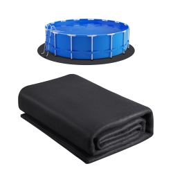 VEVOR 18Ft Round Pool Liner Pad, Pool Liner Pad for Above Ground Swimming Pools, Pool-Mat Prevents Punctures, Recycled Geotextile Material