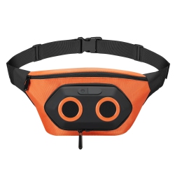 GREEN SCENIC Outdoor Waist Bag Bluetooth Speaker: Dual Speakers+ Sports Detachable Crossbody Bag+Waist Bag Audio+Wireless Portable Audio + Sports