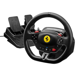 Thrustmaster T98 Ferrari 296 GTB Edition Racing Wheel & Magnetic Pedal Set for PS5/PS4/PC