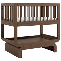 Storkcraft Santorini Deluxe 3-in1 Convertible Bassinet - Hazelnut