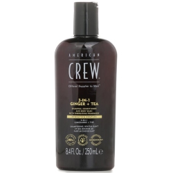 AMERICAN CREW 3-In-1 Ginger + Tea Shampoo, Conditioner And Body Wash 250Ml/8.4OZ