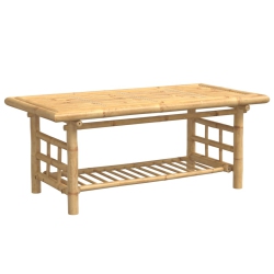VIDAXL Coffee Table 110X55X45 Cm Bamboo
