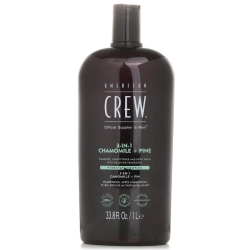 AMERICAN CREW 3-In-1 Chamomile + Pine Shampoo, Conditioner And Body Wash 1000Ml/33.8OZ