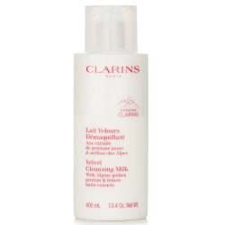 CLARINS Velvet Cleansing Milk With Alpine Golden Gentian & Lemon Balm Extracts (Random Packaging) 400Ml/13.4OZ