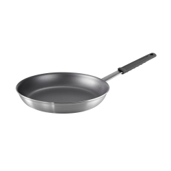 TRAMONTINA Fusion 12-In Nonstick Fry Pan, Progrey, Reinforced Coating, Dishwasher & Oven Safe