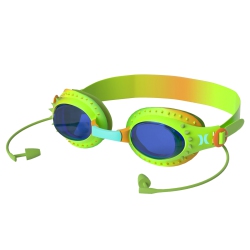 HURLEY Youth Spikey Swim Goggle With Earplugs In Green