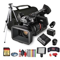 PANASONIC Ag-Cx350 4K Camcorder (Ag-Cx350) W/padded Case, 128 GB Memory Card + More