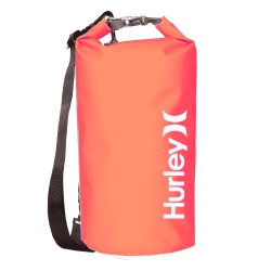 HURLEY 5L Waterproof Solid Neon Dry Bag In Pink